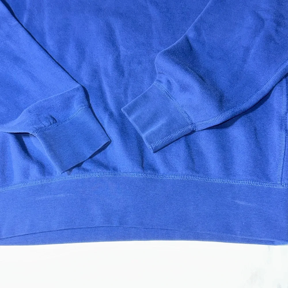 Polo Ralph Lauren Crewneck Sweatshirt Mens M Royal Blue w/ Green Pony Longsleeve